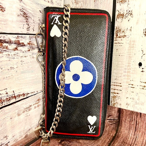 Louis Vuitton “game on” Black Zippy Wallet Custom - Picture 2 of 14